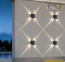 Đèn hắt tường hiện đại 4 tia led AR8156